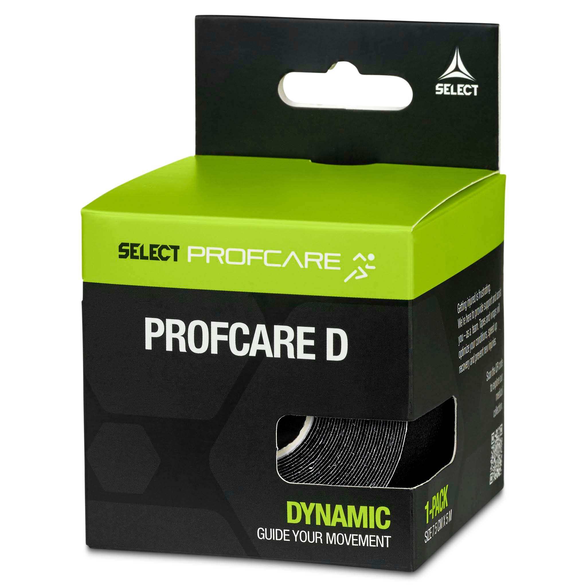 Profcare D - 7,5 cm. x 5 m. #färg_ #färg_svart #färg_svart