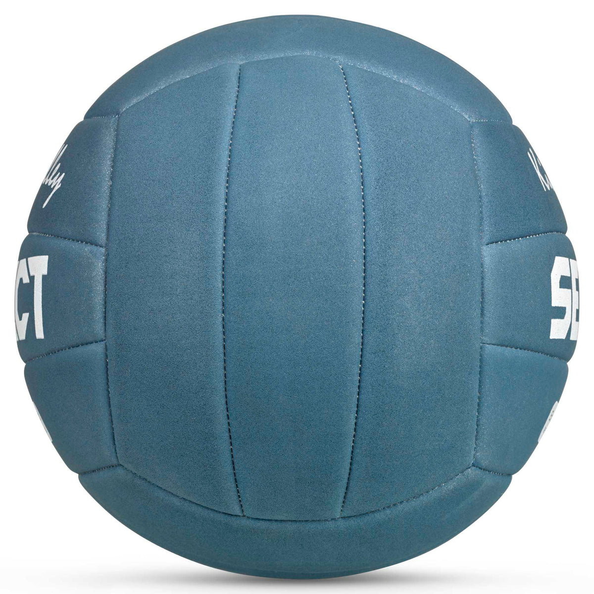 Kids Volleyball v26, andre bolde, blå med hvid tekst, set fra højre side