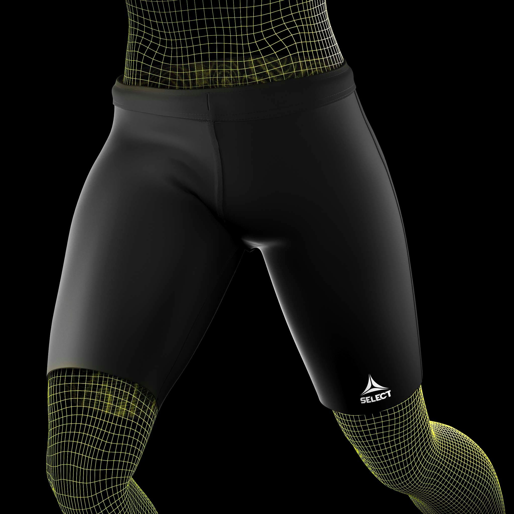 Thermal Shorts - Varmebukser #farve_ #farve_sort/grøn #farve_sort/grøn