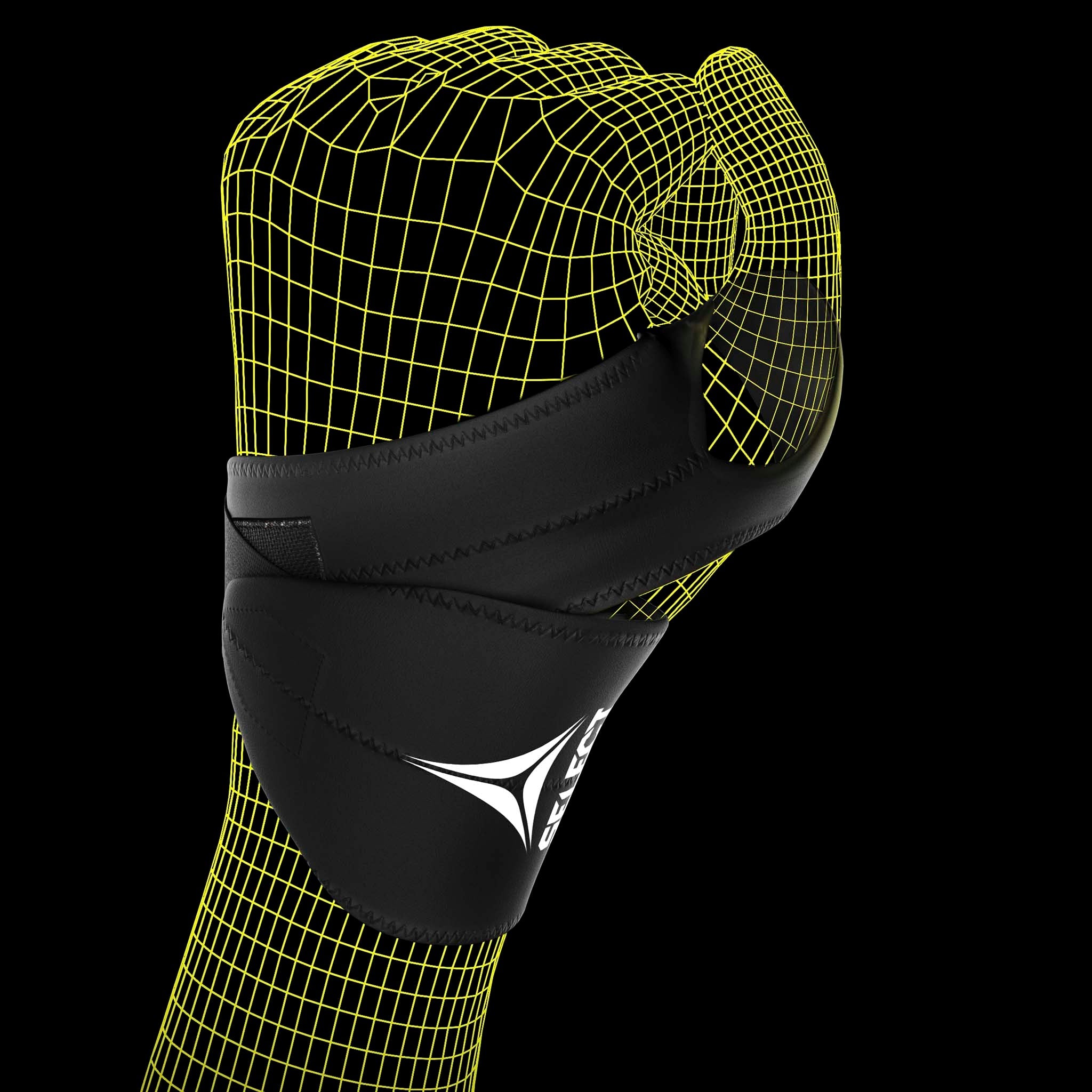 Wrist Support 1 - Håndledsstøtte #farve_ #farve_sort/grøn #farve_sort/grøn