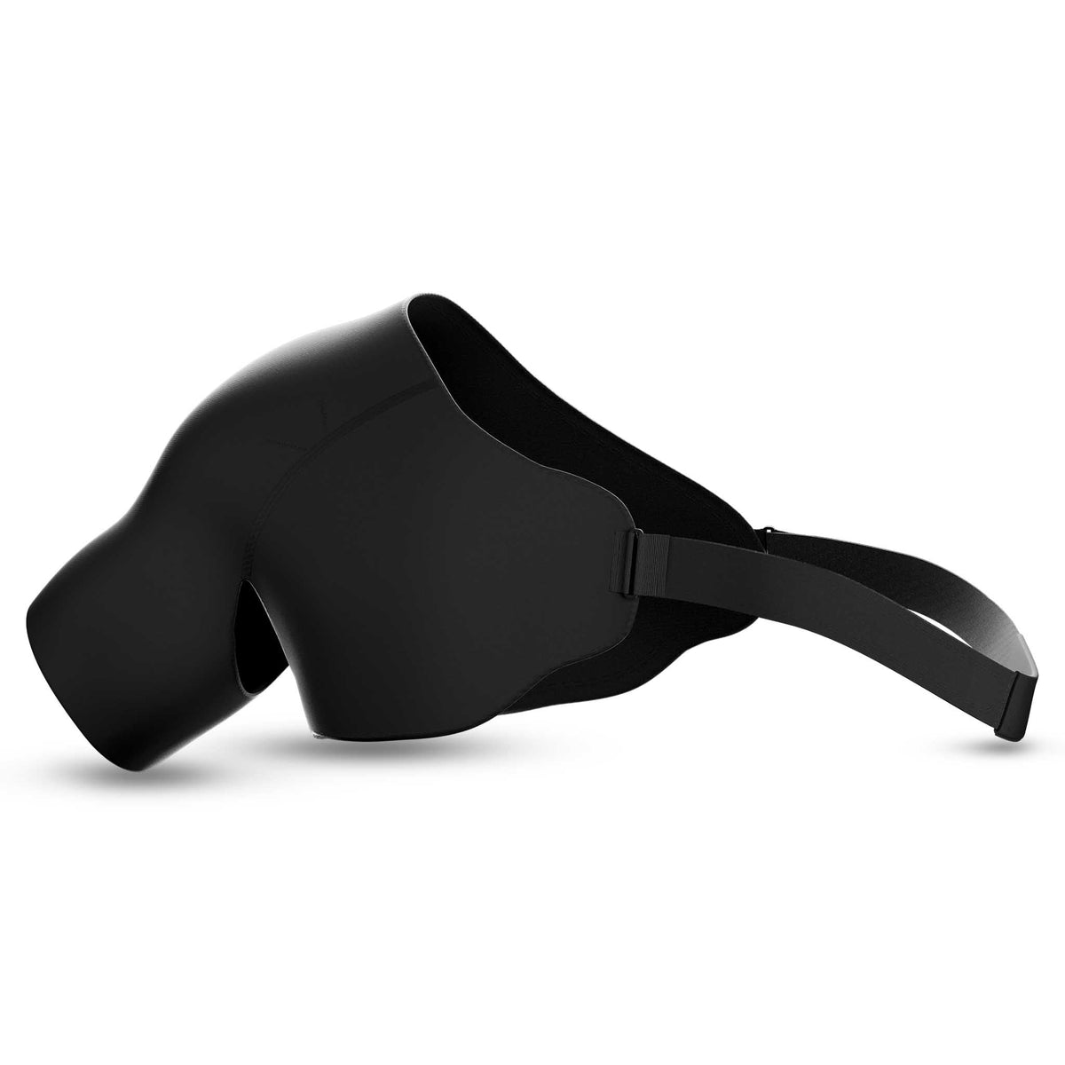 Svart Shoulder Support sportstöd, baksidesvy med justerbara remmar.