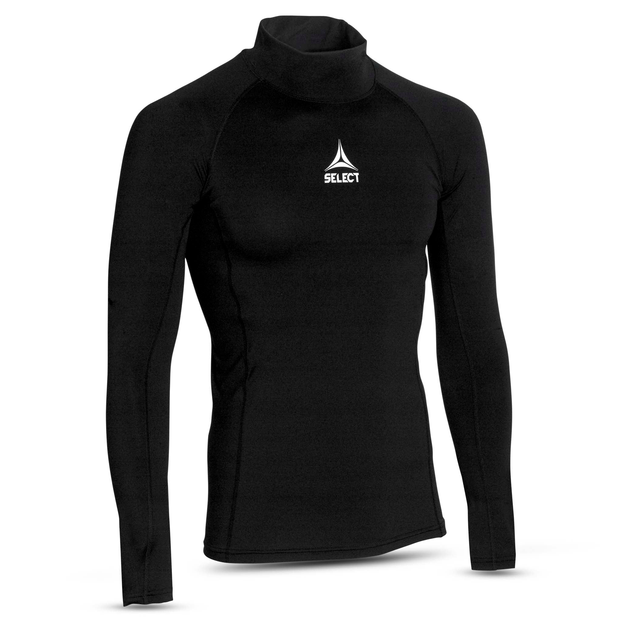 Baselayer långärmad turtle neck - Barn #färg_svart