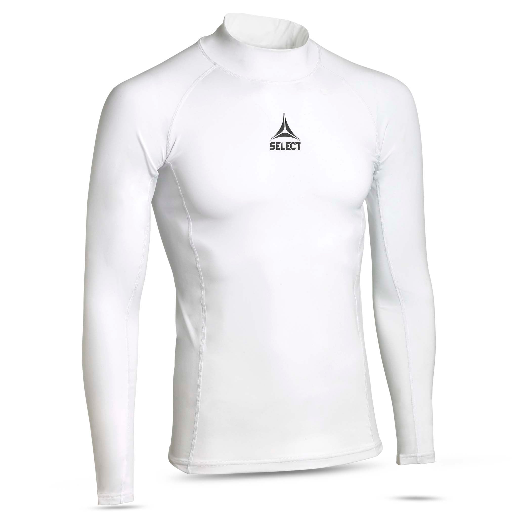 Baselayer långärmad turtle neck - Barn #färg_vit