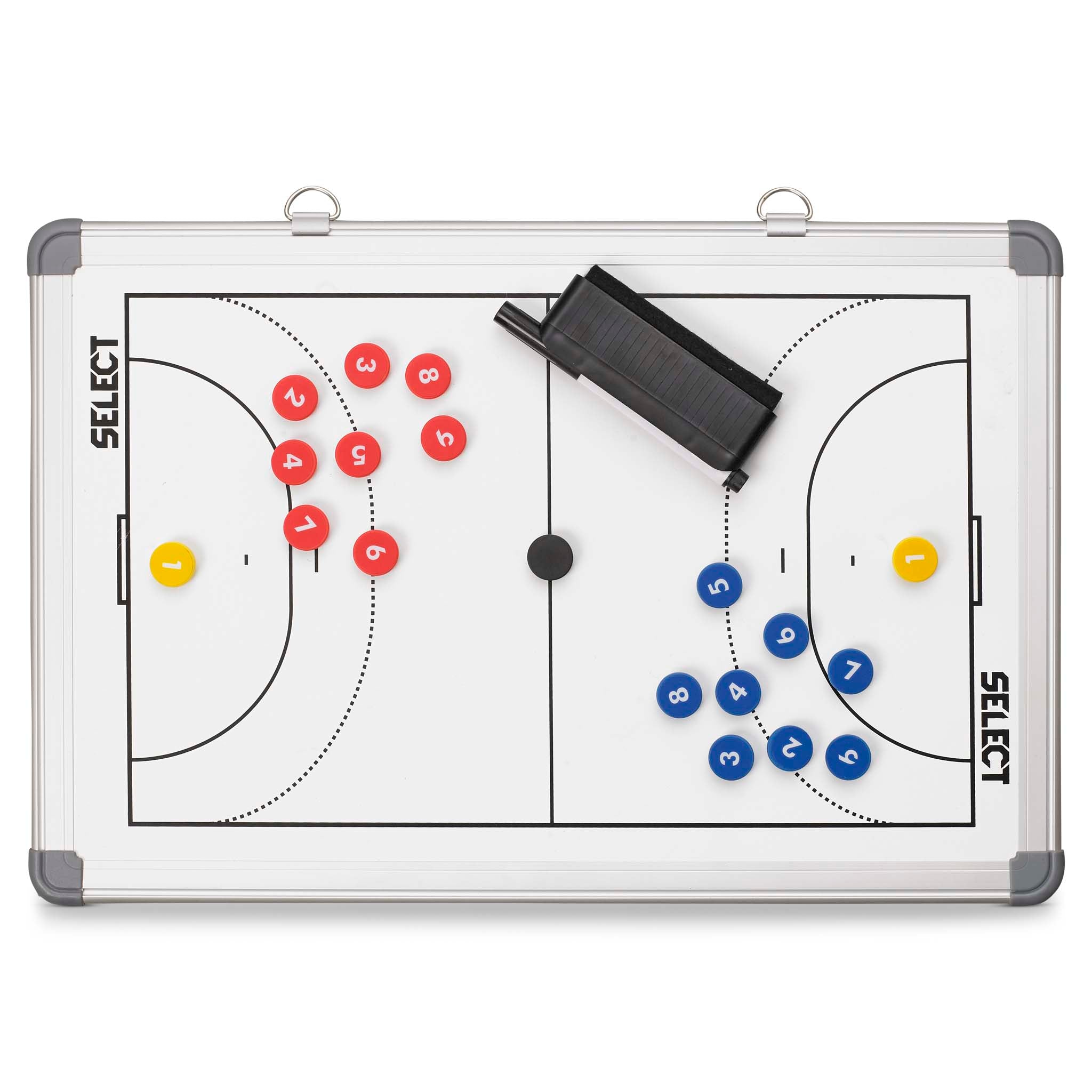 Taktiktavla i aluminium - Handboll #färg_vit