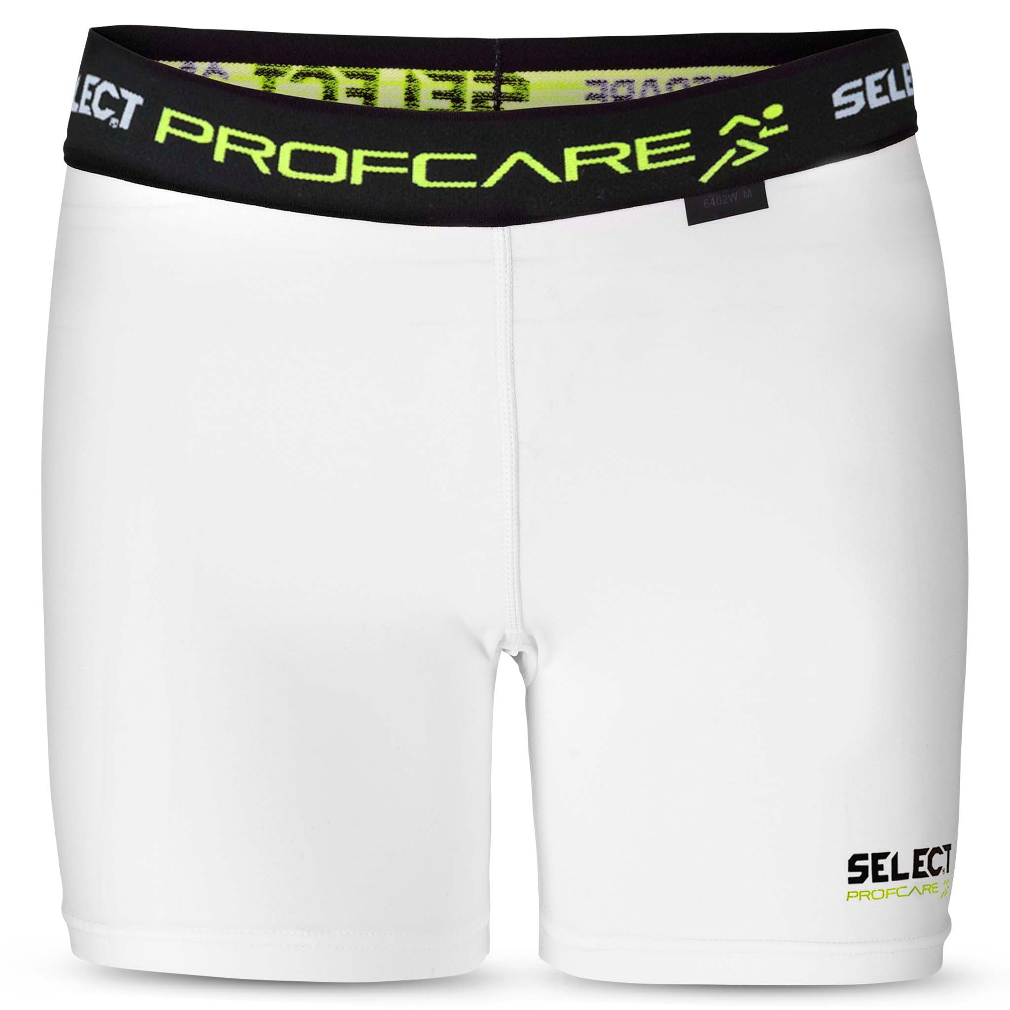 Kompressionsshorts för kvinnor #färg_vit