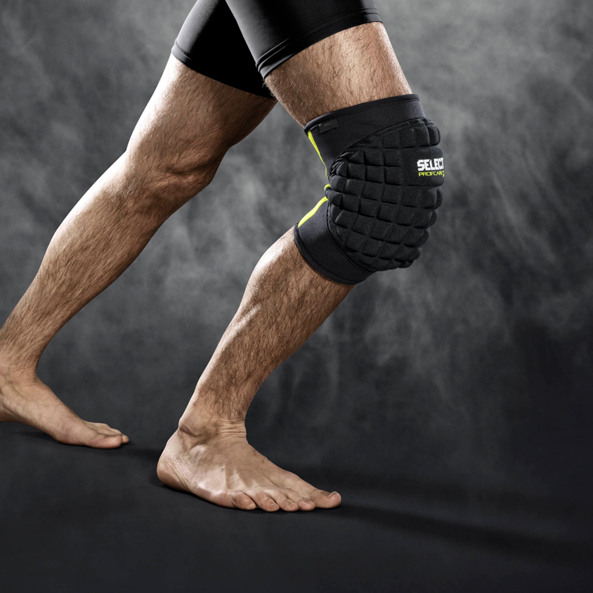 Knästöd med stor vaddera #färg_svart