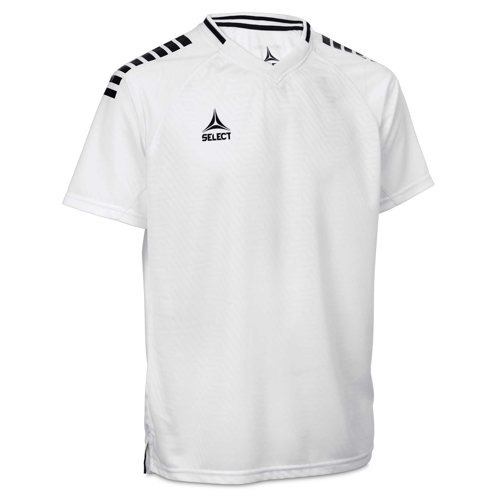 Monaco Kortärmad Spelartröja #färg_vit/svart