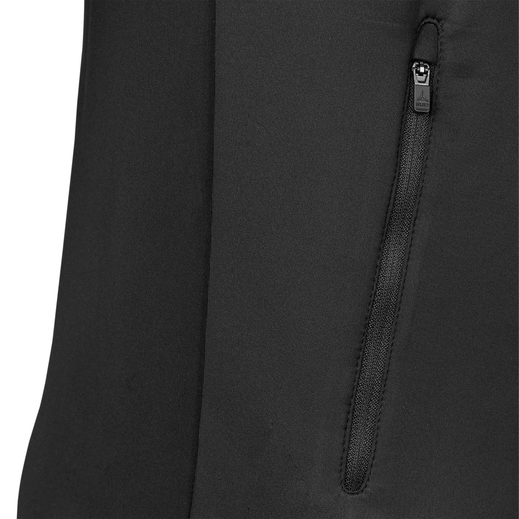 Monaco Zip hoodie #färg_svart/vit