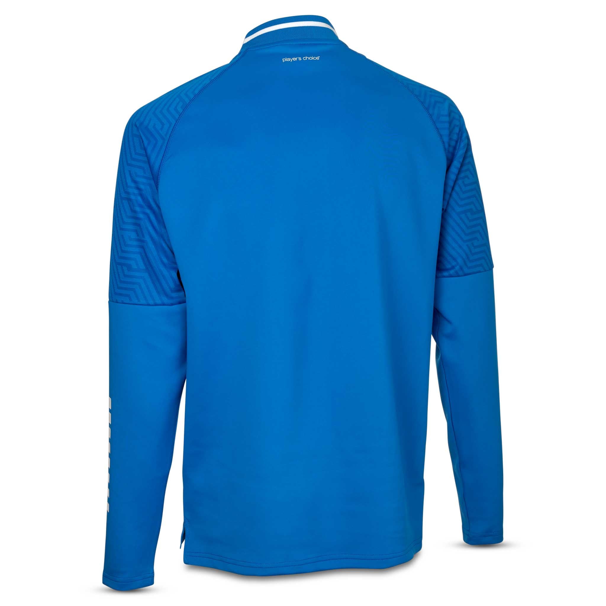 Monaco Sweatshirt för träning 1/2 dragkedja - Barn #färg_blå/vit