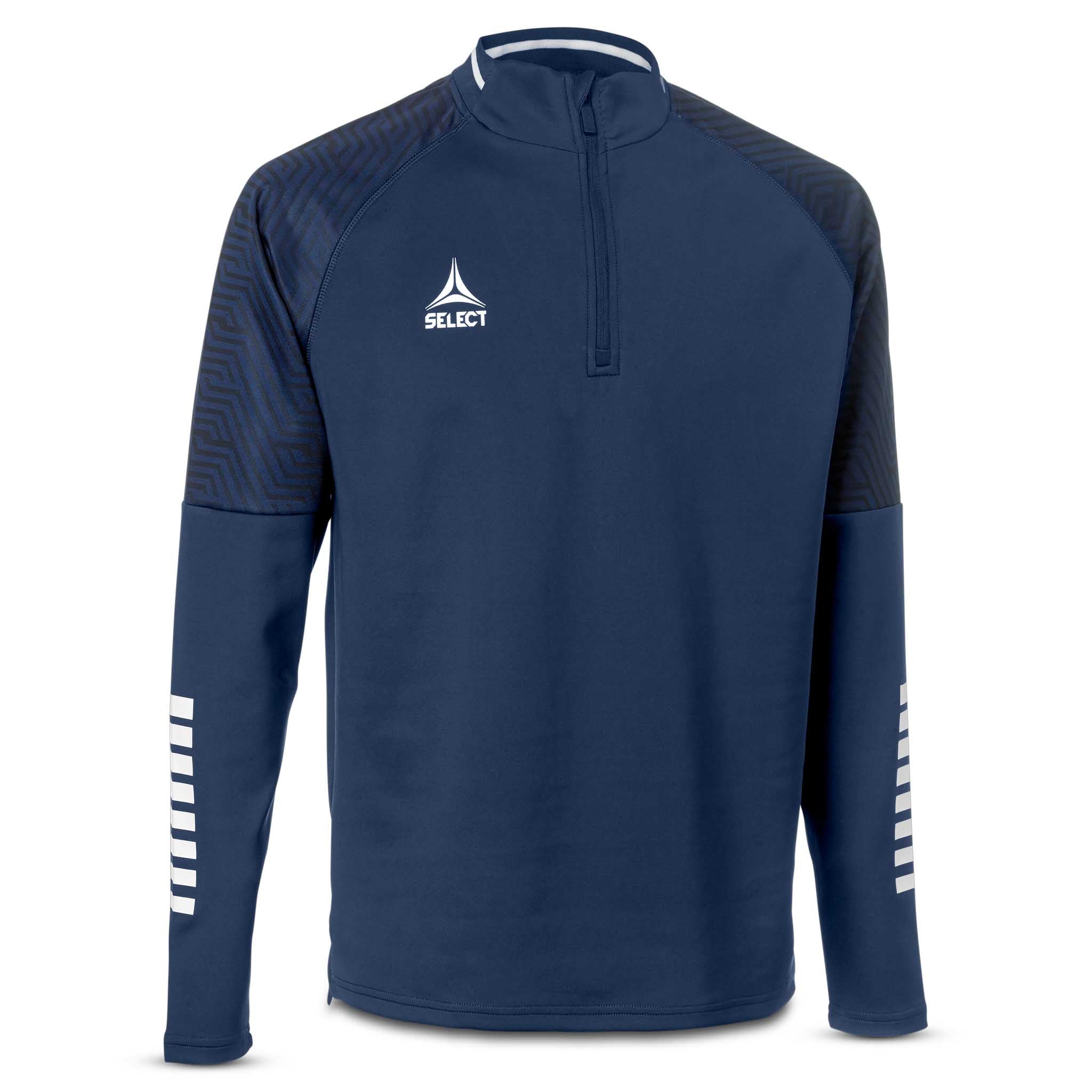 Monaco Sweatshirt för träning 1/2 dragkedja #färg_marin/vit