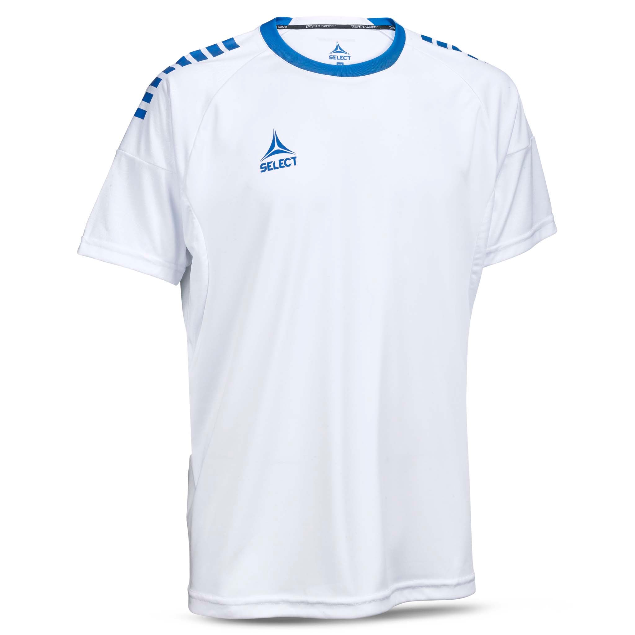 Spain Kortärmad spelartröja - Barn #färg_vit blå