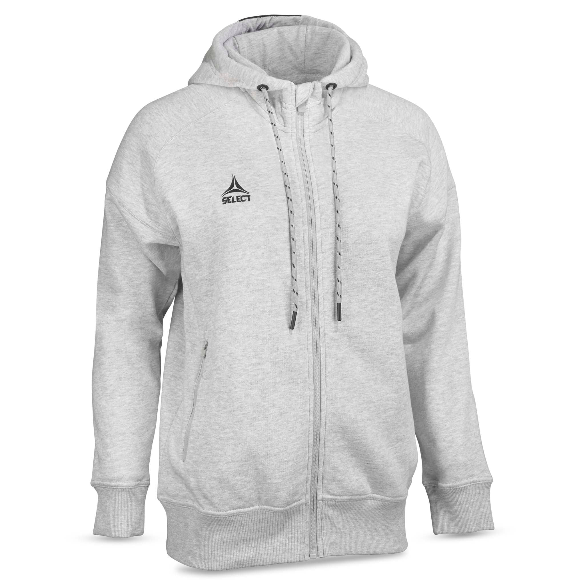 Oxford zip hoodie - kvinnor #färg_grå