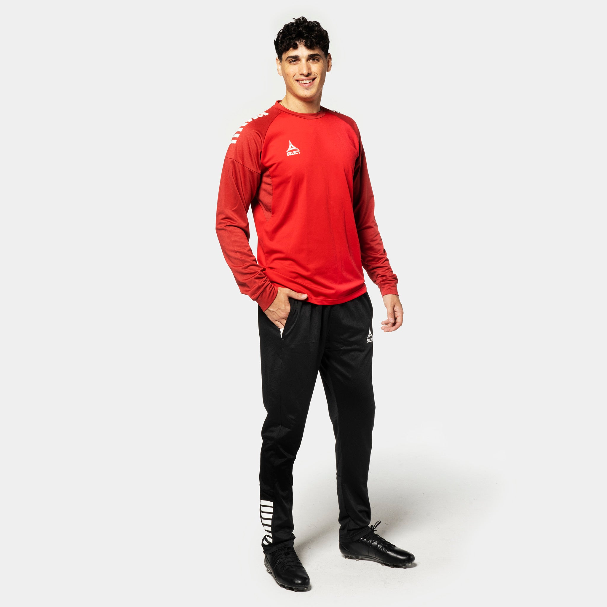 Spain Träning sweatshirt #färg_ #färg_röd/vit #färg_röd/vit