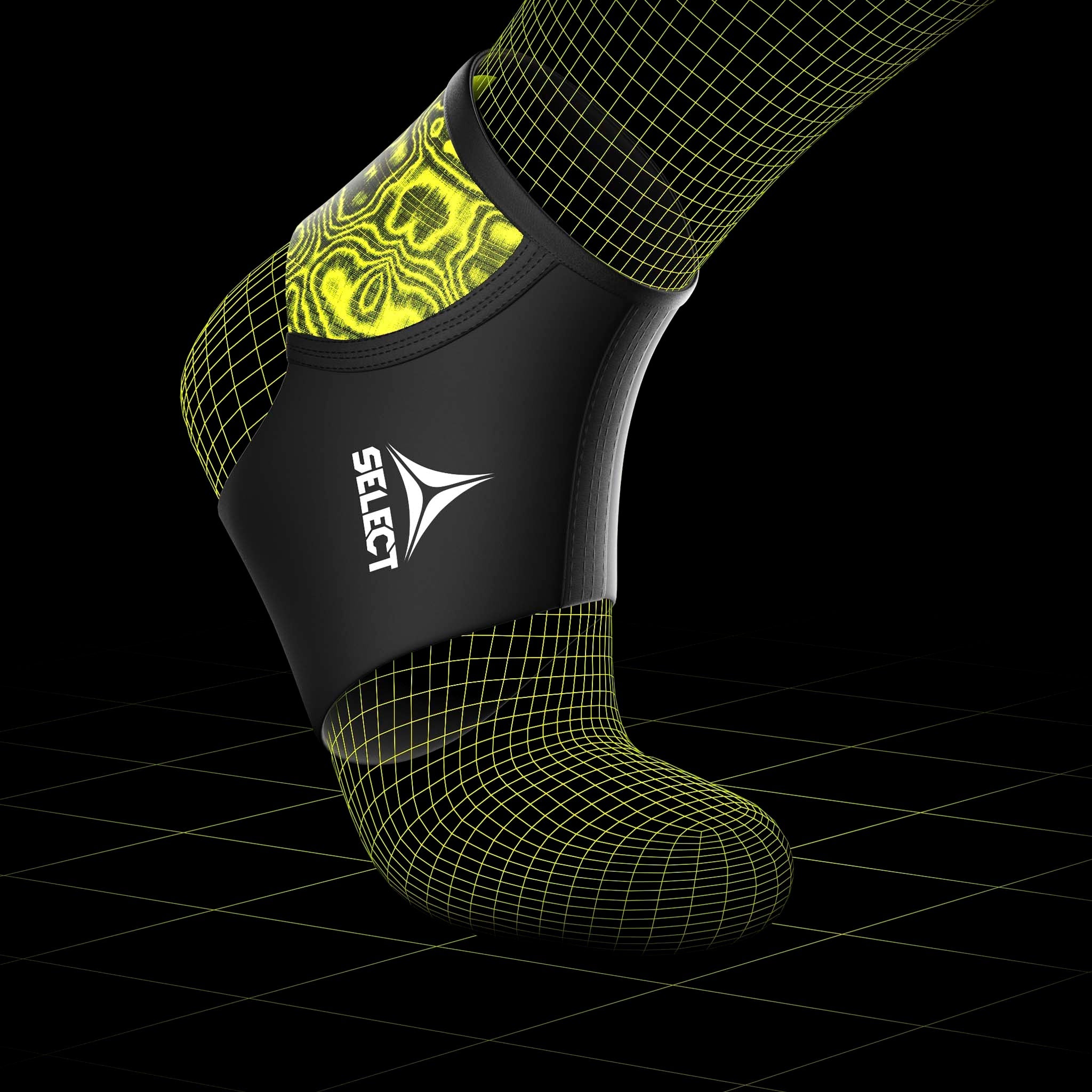 Ankle support - Ankelstøtte #farve_ #farve_sort/grøn #farve_sort/grøn