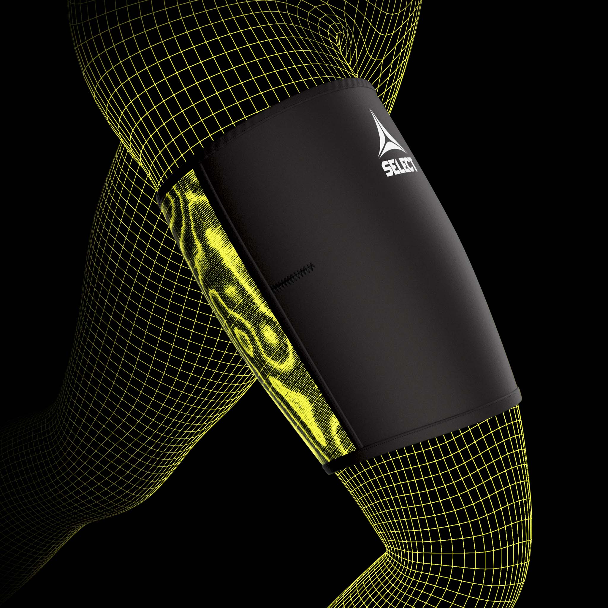 Thigh Support - Lårbind #farve_ #farve_sort/grøn #farve_sort/grøn