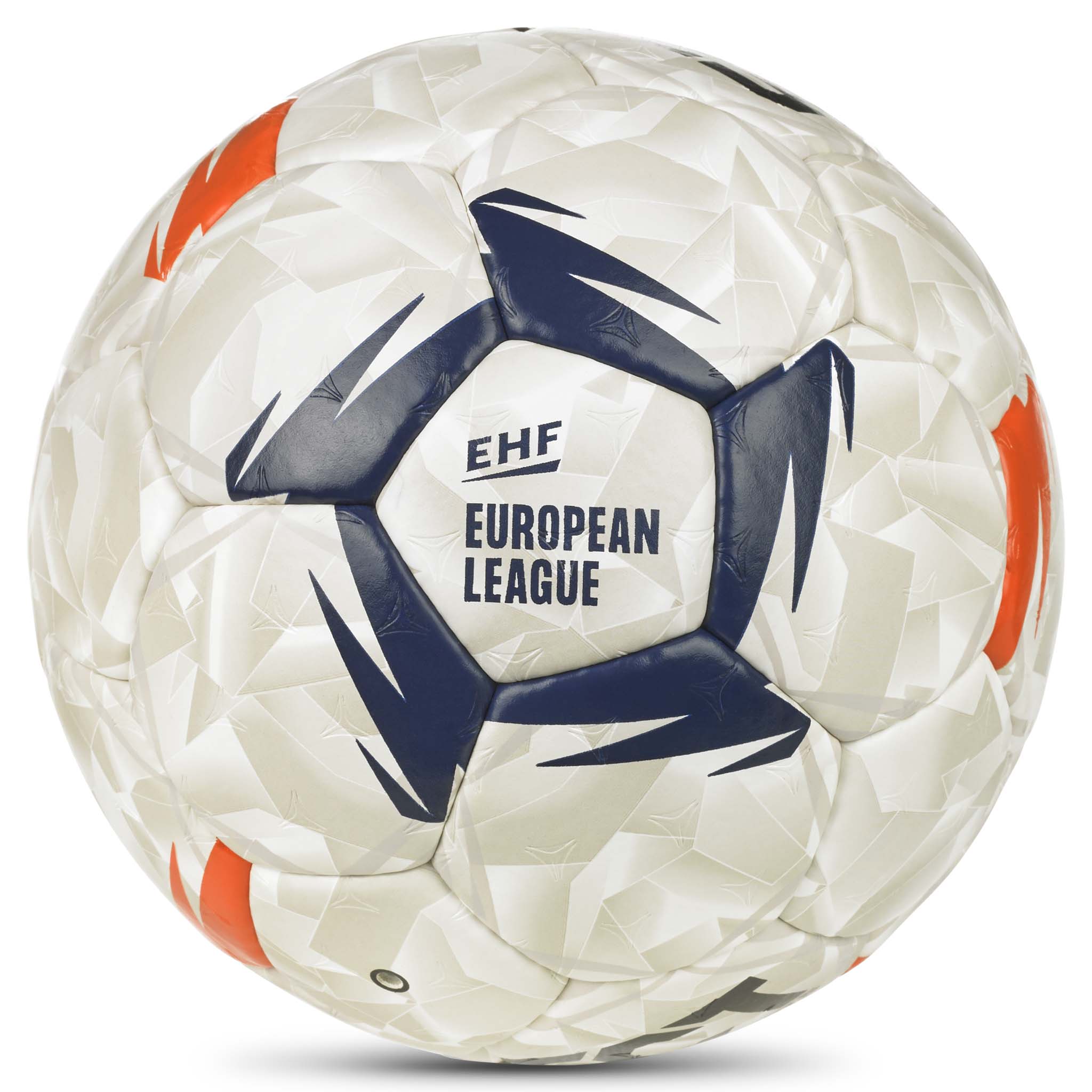 Framsida av Ultimate EHF European League v26 handboll i vitt med marinblå och orange detaljer