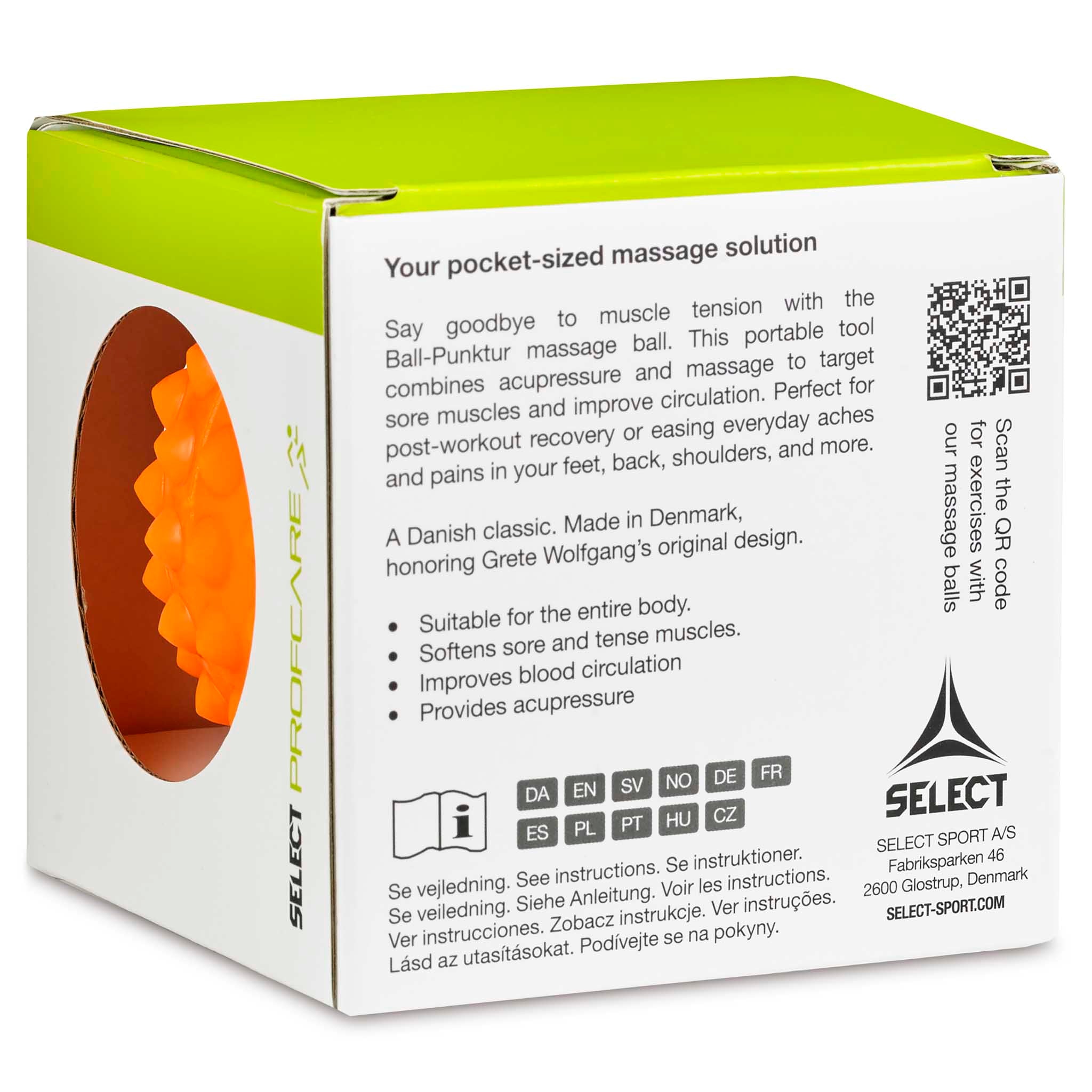 Massageboll - Ball-Punktur #färg_orange