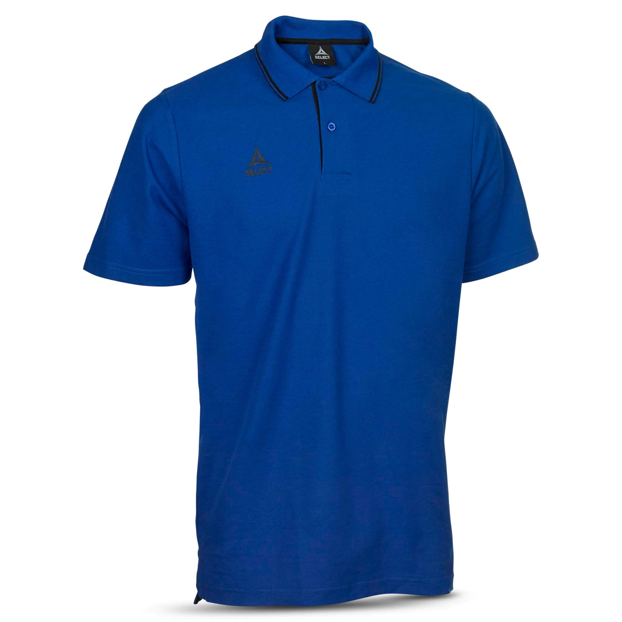 Oxford Polo T-shirt #färg_blå