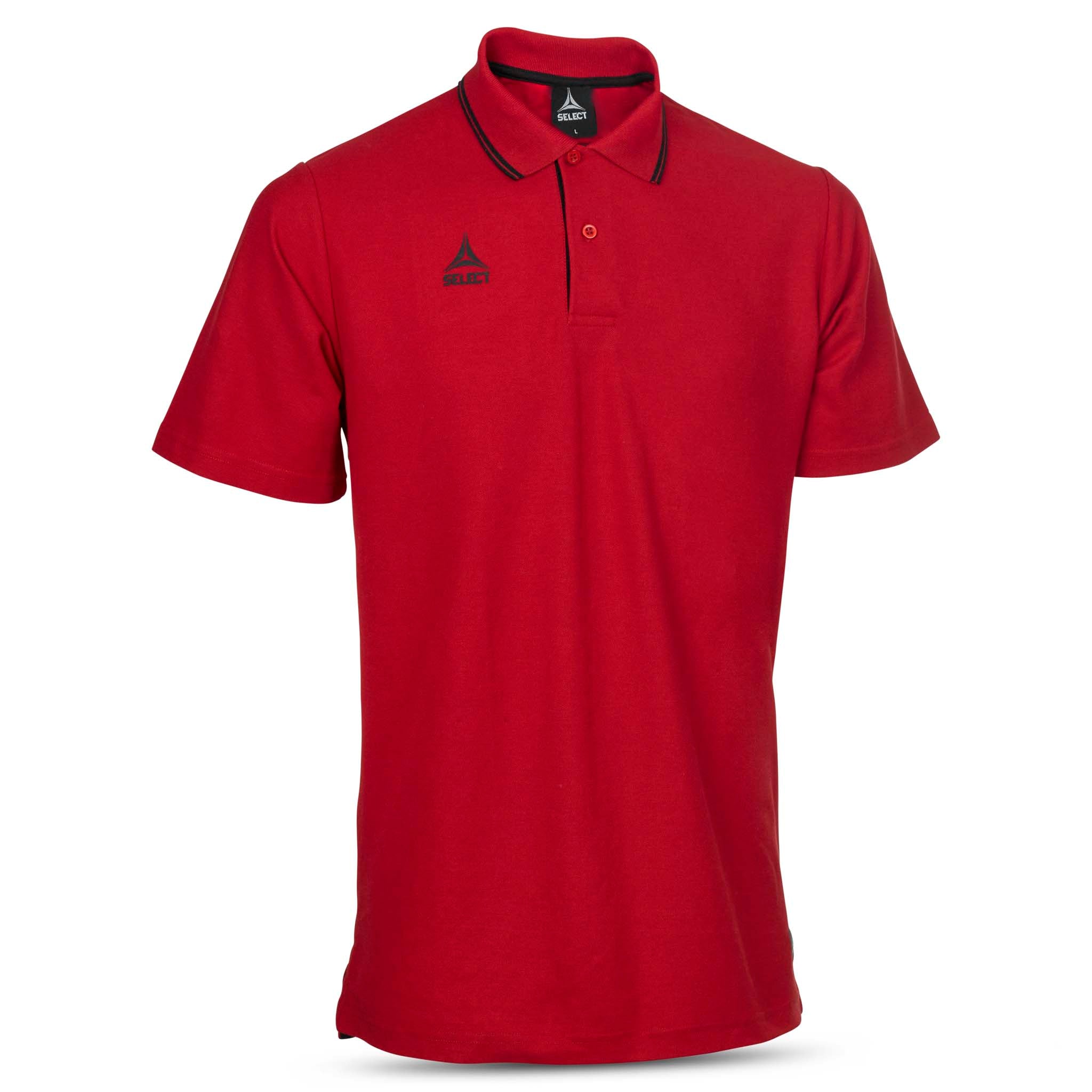Oxford Polo T-shirt #färg_röd