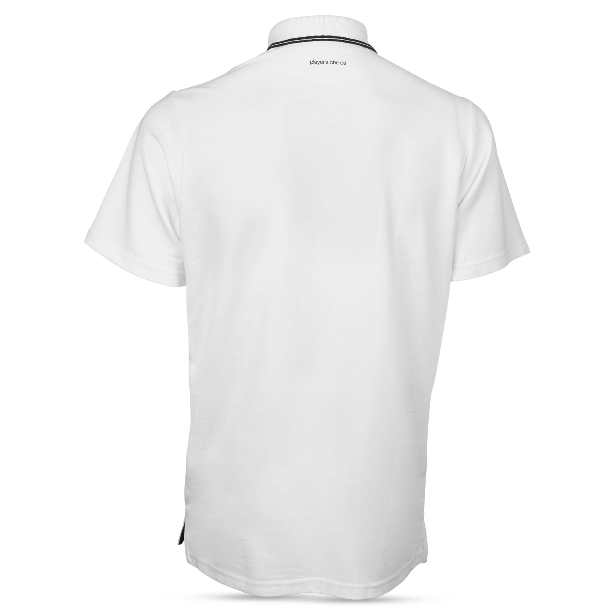 Oxford Polo T-shirt #färg_vit