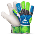 Målvaktshandskar - 04 Protection Flat cut #färg_blå/grön/vit